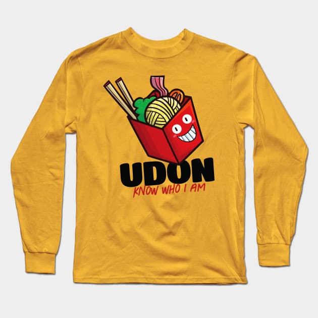 Udon Know Who I Am Long Sleeve T-Shirt by Jocularity Art